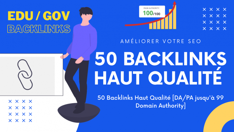 Pack 50 Backlinks Haut Qualité