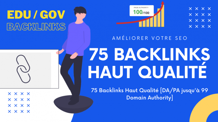 75 Backlinks Haut Qualité